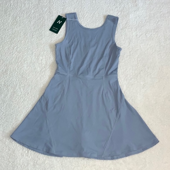 HALARA - NWT Everyday Backless Stretchy 2-in-1 Flare Golf Dress-BFF - Picture 4 of 10